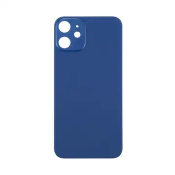 iphone12mini back cover large hole blue Apple iPhone 12 Mini Back Cover – Blue (Large Camera Hole)