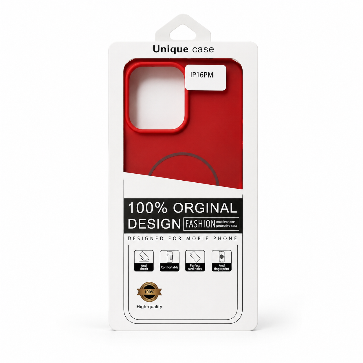 silicon case red 16 pro max
