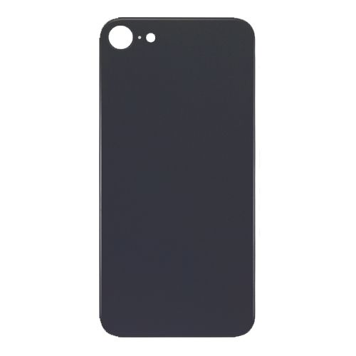 Back Glass Compatible for iPhone SE (2022) (Large Camera Hole) - Midnight