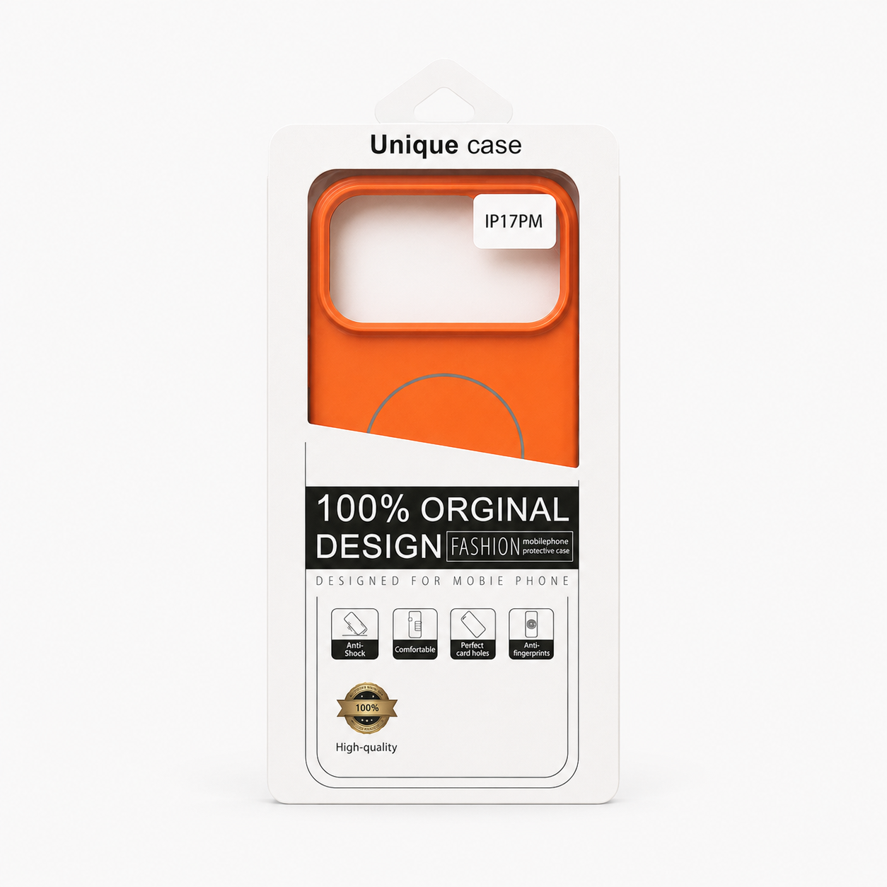 silicon case orange 17 pro max