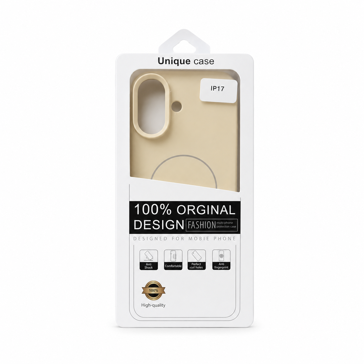 silicon case beige 17