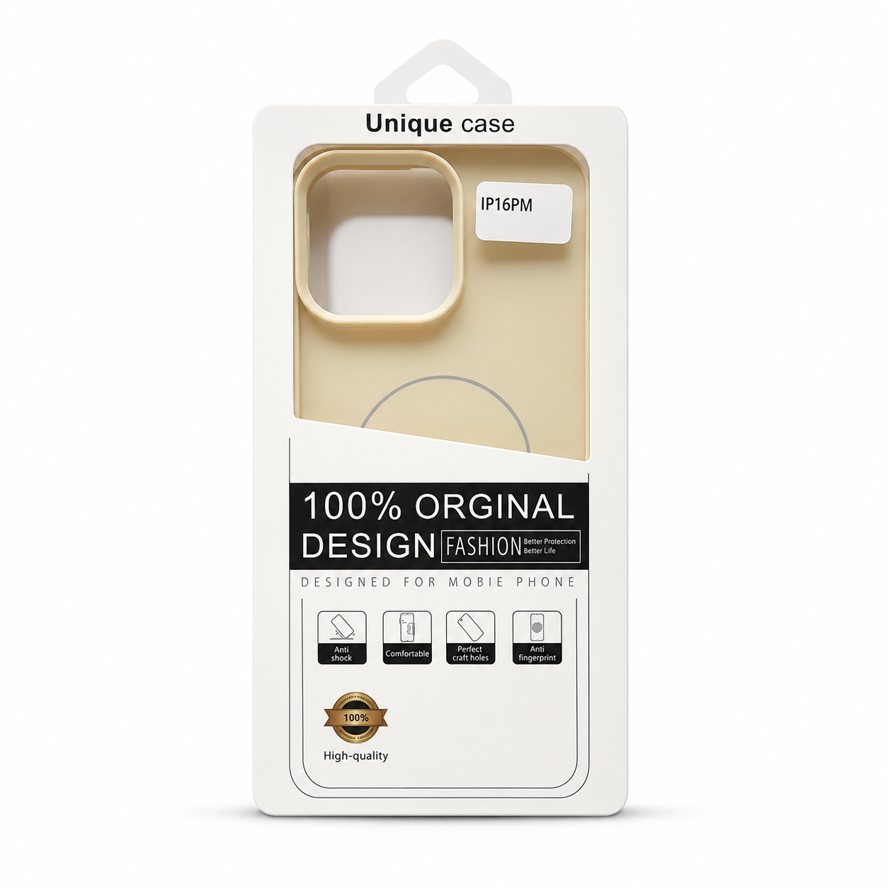silicon case beige 16 pro max