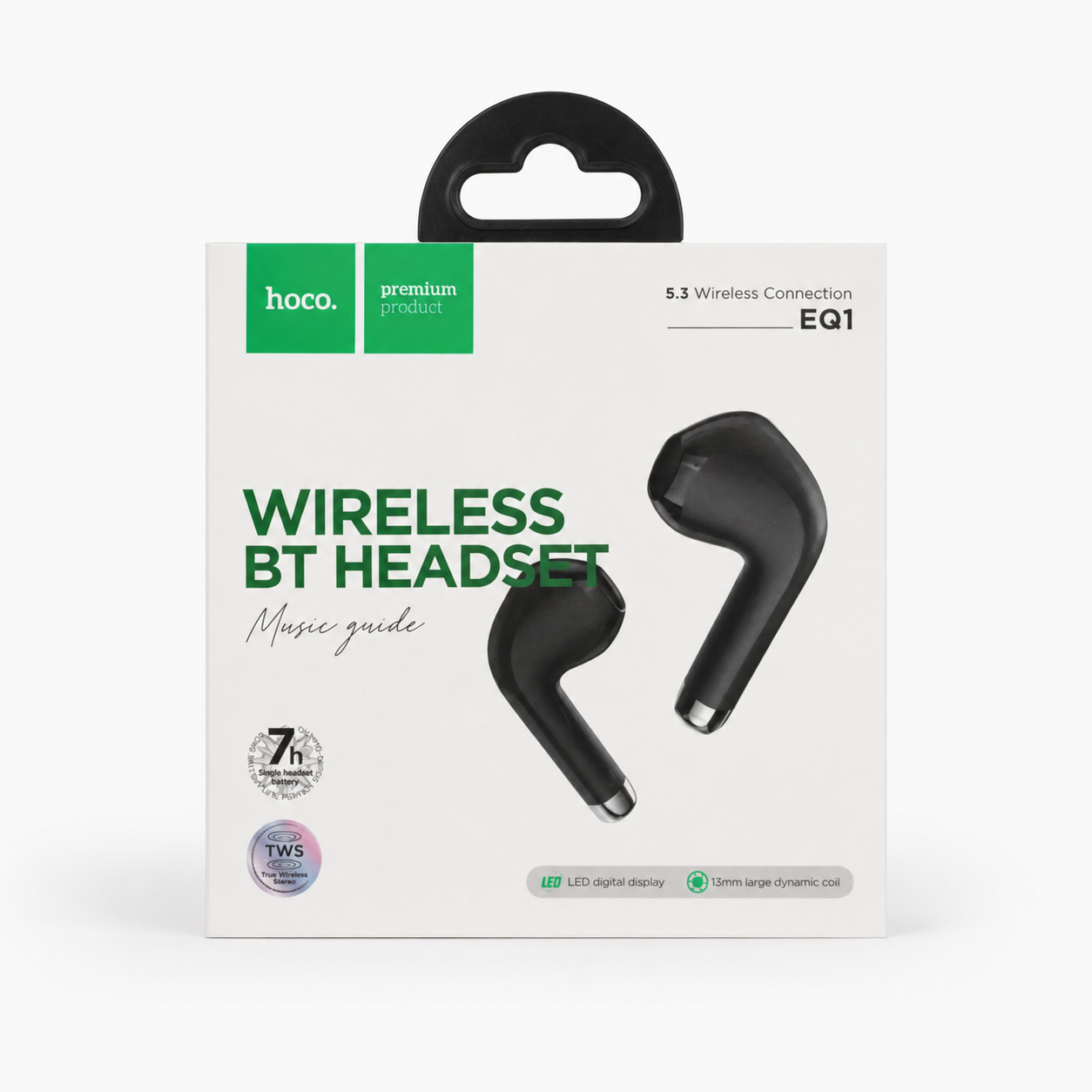 wireless bt headset black