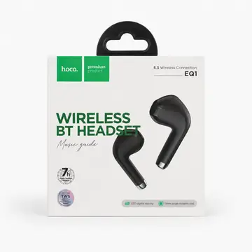 wireless bt headset black