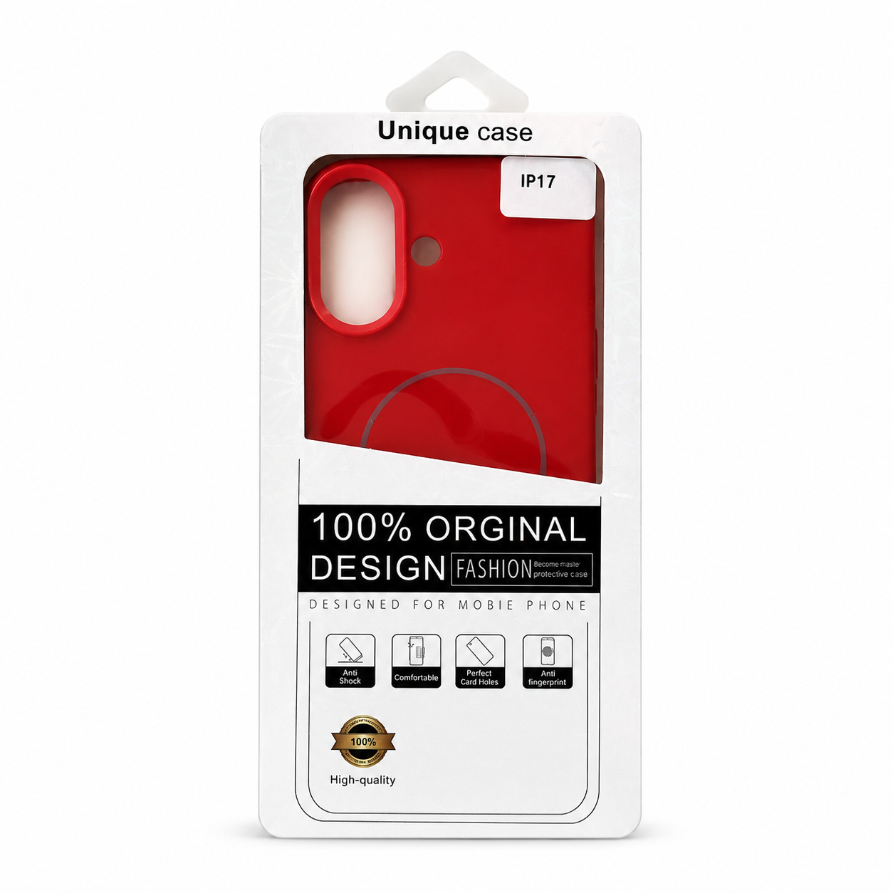 silicon case red 17