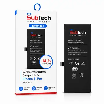 SubTech Extended Battery for iPhone 11 Pro – 3480 mAh (+14.2%)