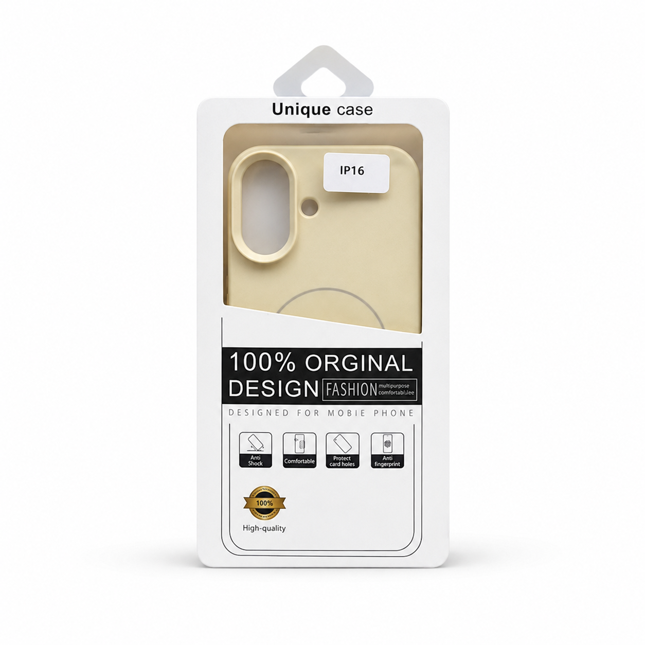 silicon case beige 16