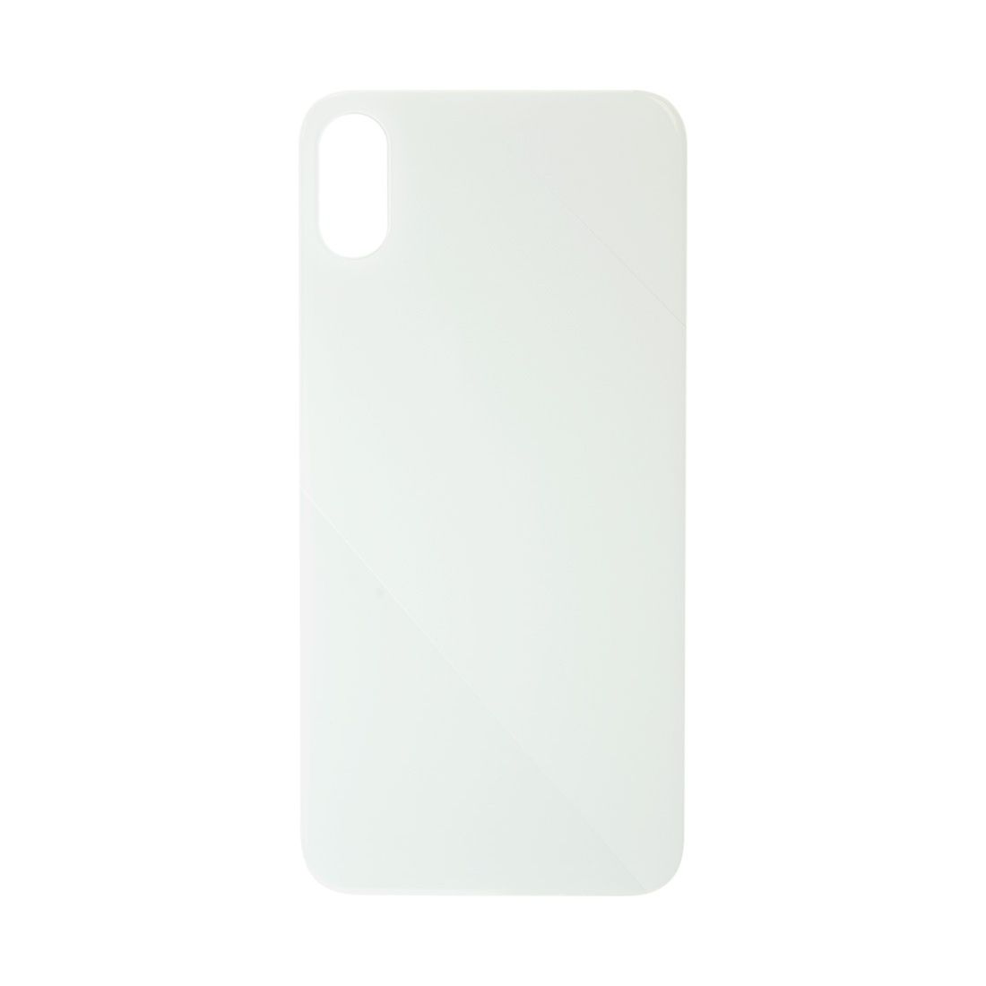 iPhone Xs Max Back Cover – White (Large Camera Hole)