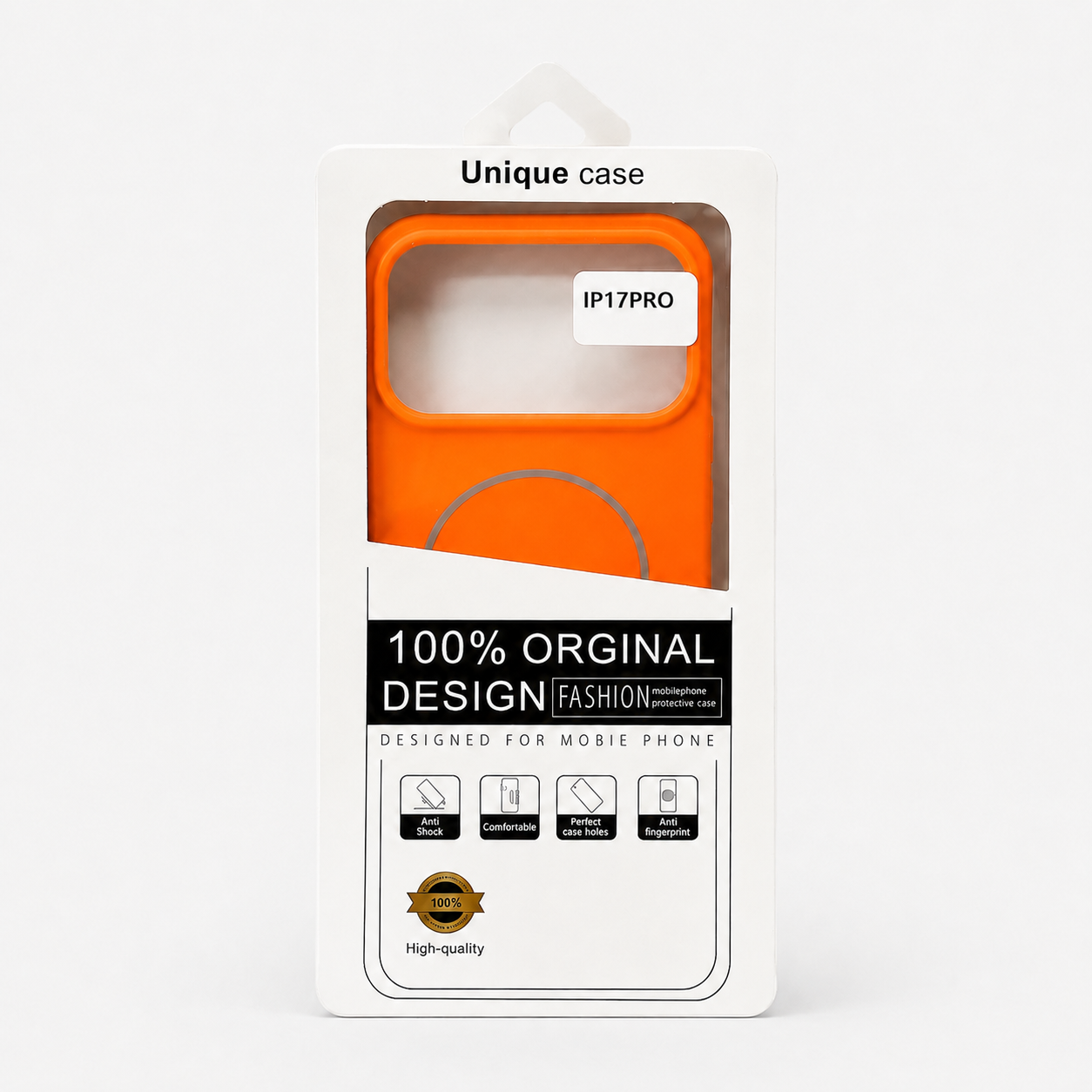 silicon case orange 17 pro