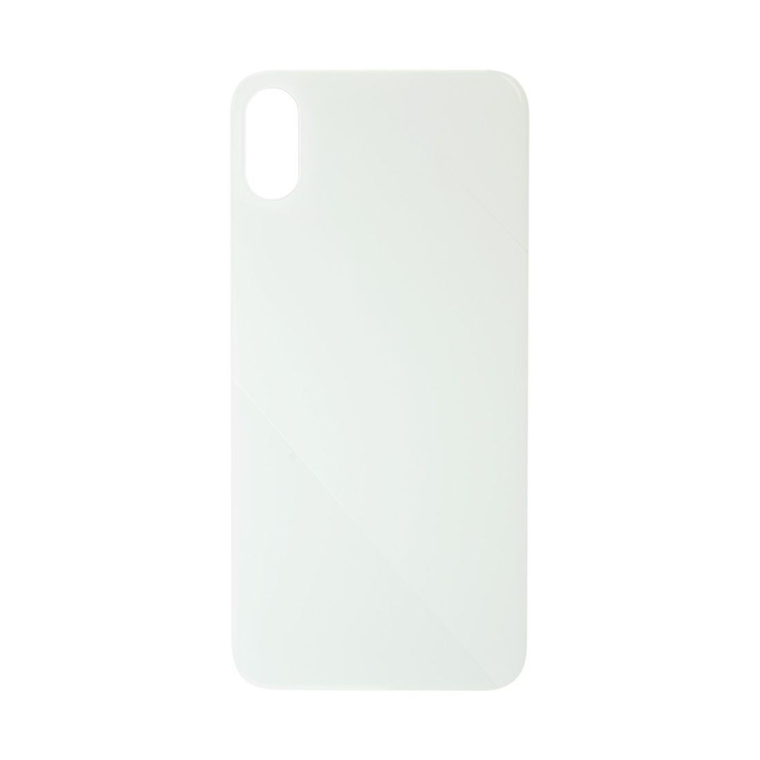 iPhone Xs back Cover – White (Large Camera Hole)