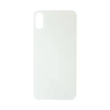 iPhone Xs back Cover – White (Large Camera Hole)