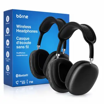 Borne Wireless Headphones BTHP40-GR