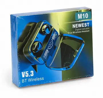 M10 V5.3 True Wireless Bluetooth Earbuds With Digital Display