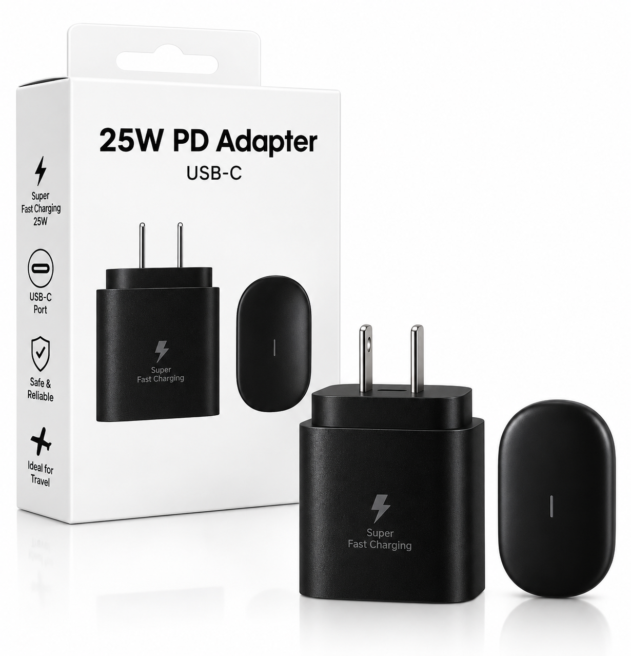 Cube USB-C 25W in Packaging