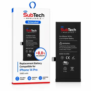 SubTech Extended Battery for iPhone 14 Pro – 3480 mAh (+8.8%)