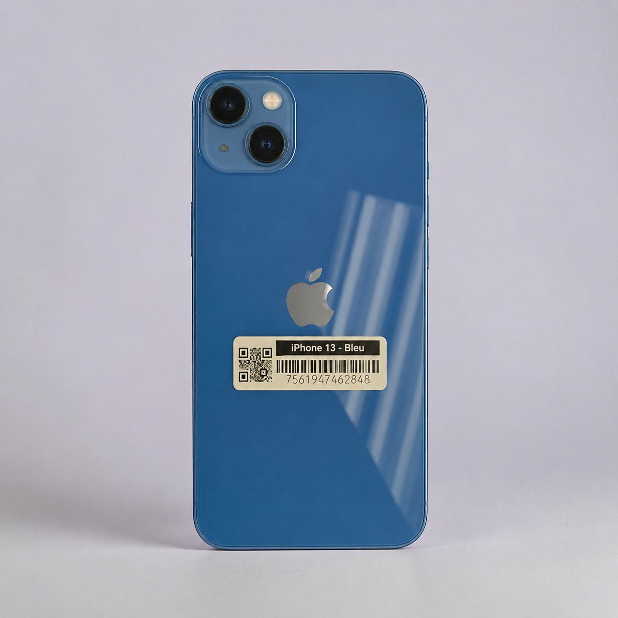 back glass-IP 13-blue