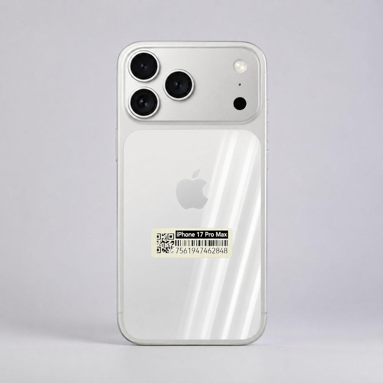 back glass-IP 17 PM-silver