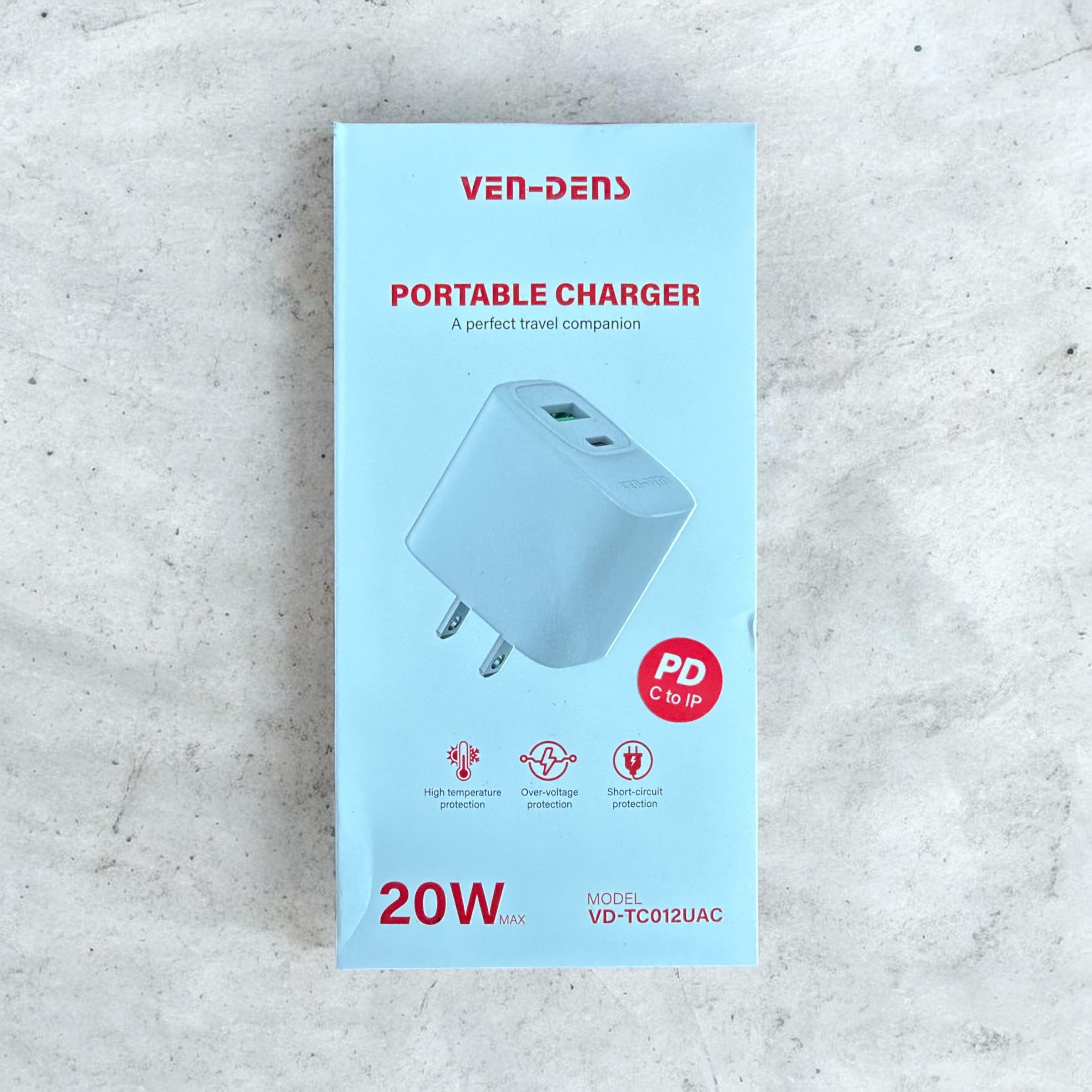 portable charger c to ip-20 W